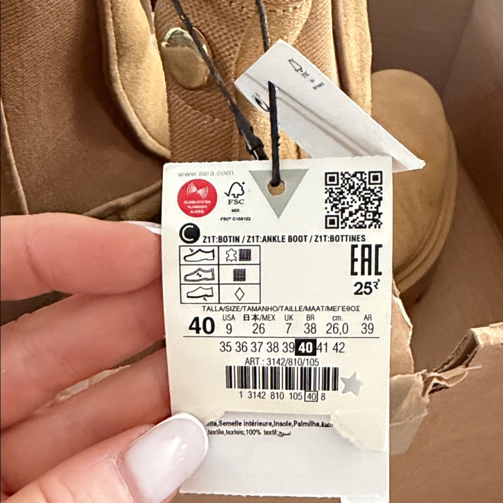 Zara suede NWT boots - Picture 7 of 10